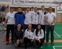 Kolejny udany start badmintonistów w Słowenii