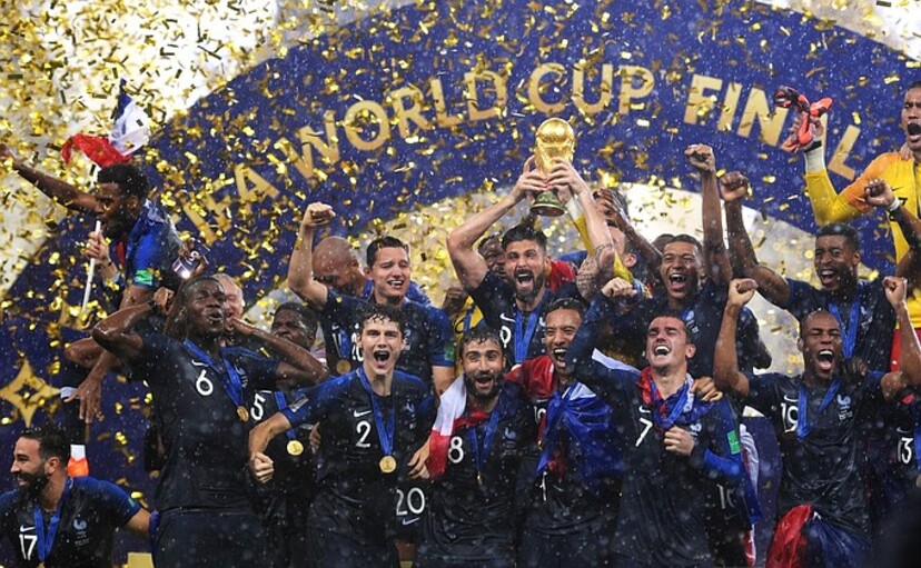 Ilustracja do artykułu Francuska druzyna swietuje zwyciestwo Fifa World Cup 2018.jpg