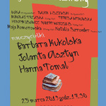 plakat Sejneńskich Rozmów z informacjami o gościach i terminie spotkania