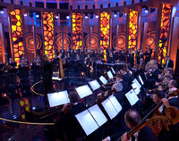 Orkiestra Opery i Filharmonii Podlaskiej w trakcie koncertu „Cud życia” .