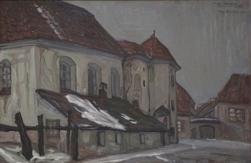 Obraz Zygmunta Bujnowskiego, Stara Synagoga w Tykocinie