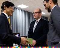 Spotkania marszałak Artura Kosickiego z Ambasadorem Japonii.