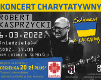 plakat Koncert Charytatywny Solidarni z Ukrainą