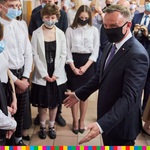prezydent Andrzej Duda na spotkaniu z ludźmi w Bielsku Podlaskim