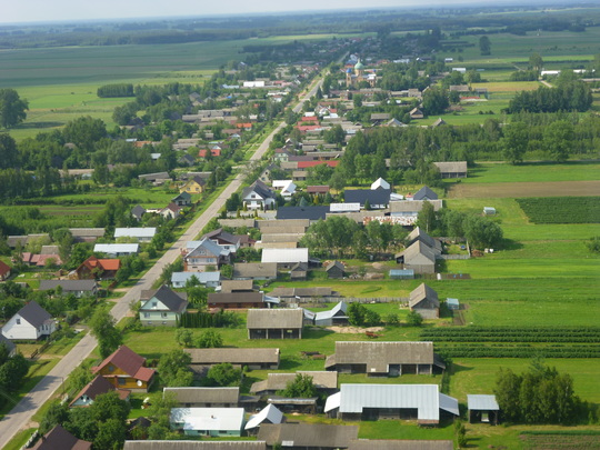 Panorama wsi Czyże