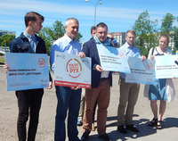 Akcja informacyjna organizacji "Białoruski Dom" o małym ruchu granicznym