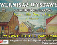 Ilustracja do artykułu plakat wystawa R.Borawskiego.JPG