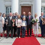 Zdjęcie grupowe z Prezydentem RP Andrzejem Dudą