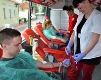 Ambulans dla krwiodawców w Białymstoku
