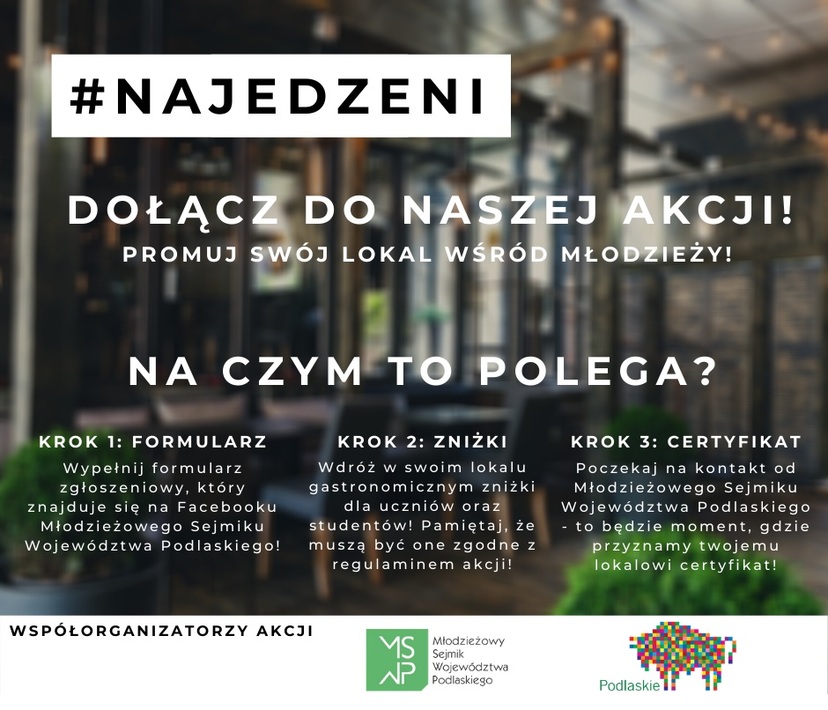 Informacja o projekcie  projektu #naJEDZeni