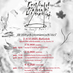 Plakat Festiwalu Piosenki Literackiej im. Łucji Prus