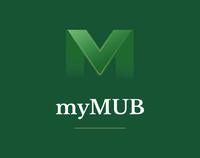Grafika z logotypem myMUB.