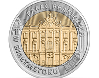 Moneta z Pałacem Branickich