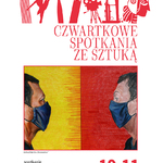 Ilustracja do artykułu Plakat zapowiadający spotkanie z Andrzejem Zujewiczem.