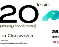 Fragment plakatu zapowiadającego spotkanie z Janiną Osewską