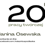 Plakat zapowiadający spotkanie z Janiną Osewską