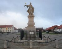Odrestaurowany pomnik hetmana Stefana Czarnieckiego w Tykocinie