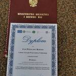 Dyplom dla Wiesław Burnos za wyróżniony projekt