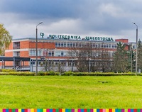 Kampus Politechniki Białostockej w oddali