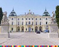 Front budynku Pałacu Braickich.
