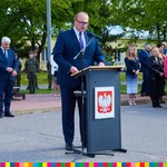 Sekretarz Województwa Podlaskiego podczas przemowy