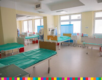 Zmodernizowana sala w szpitalu powiatowym w Łapach