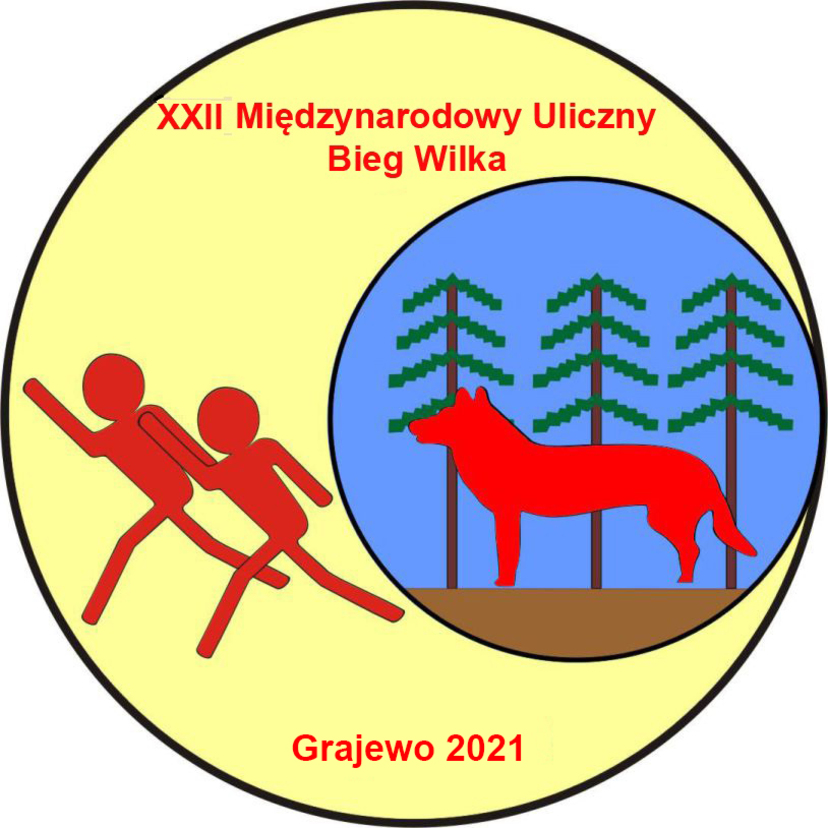 Logo Grajewskiego Biegu Wilka