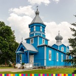 Odremontowana cerkiew z boku