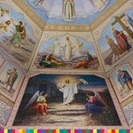 Malowidła przedstawiające żywot świętych.