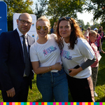 Na zdjęciu od lewej stoją marszałek Artur Kosicki, Magdalena Borkowska, dyrektor BCO, Monika Mróz, rzecznik BCO