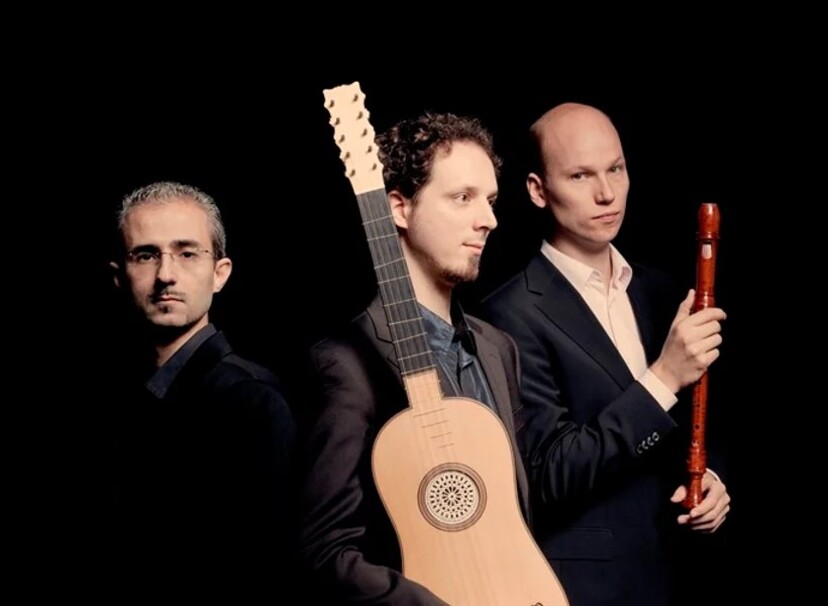 Cordevento ensemble - trzech mężczyzn z instrumentami