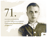 major Zygmunt Szendzielarz "Łupaszka" w mundurze wojskowym
