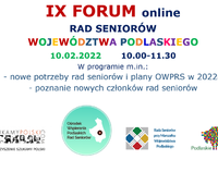 Program IX Forum - został zawarty w materiale prasowym.