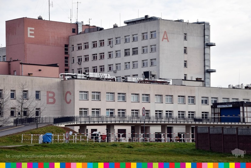 Budynek szpitala w Łomży