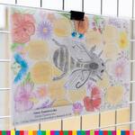 Praca plastyczna - pszczoła i kwiaty