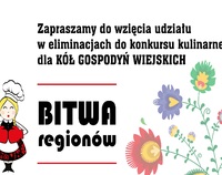 Plakat z napisem: Bitwa regionów