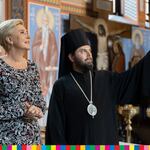 Pierwsza dama oraz prawosławny duchowny